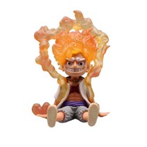 One Piece Luffy Gear 5 Anime Figures Sun God Nika Figure Statue Figurine 10cm Pvc Model Doll Collect, 10cm 2, with Box