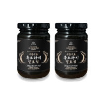 웰빙곳간 3대 전통계승 구증구포 수제 흑도라지 발효청, 250g, 2개