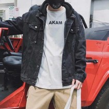 오너클랜 후드 청자켓 탈부착 캐주얼 데일리 학생 스타일 코디[W60D080]