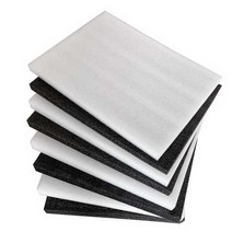 EPE 손으로 찢는 폼보드 플라스틱 스폰지 스티로폼, 블랙 500x500x30mm