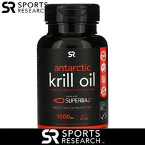 슈퍼바 2 아스타잔틴 함유 남극 크릴 오일 1000 mg 60 소프트젤, 60 개