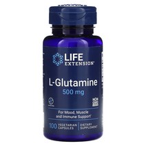 (비타민)라이프익스텐션 L-글루타민 500mg 100개 베지테리언 캡슐