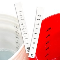 엔공구 버킷 커스텀 눈금스티커 20L 방수코팅 DIY 투명스티커, 모던 2개입