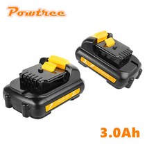 3000mAh DCB120 Dewalt 12V MAX DCB121 DCB123 DCB125 DCD710 DCF813 DCF815 DCF610 DCB100 DCT410S, 02 2 PACK_01 12V