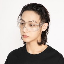 투명 선글라스 고글 안경 오버사이즈 스트릿 힙합