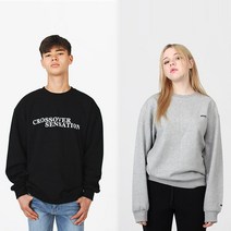 크로잉 남녀공용 오버핏 맨투맨