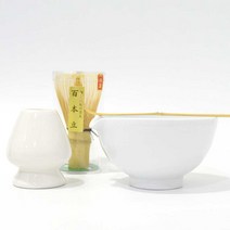 차믈리에 말차도구 4종 화이트 숙우