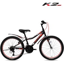 2023 케이투바이크 초등학생 주니어 MTB자전거 메커드22GS 22인치 21단 조립구매시 사은품증정, 레이브GS 22인치 블랙, 조립+사은품C