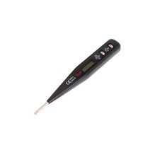 DC 용 AC 12-250V 디지털 전압 미터 전기 테스터 펜 인덕턴스 검출기, 02 Black