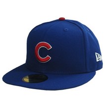 뉴에라 59FIFTY 시카고 컵스 MLB 야구 스냅백 모자, 블루