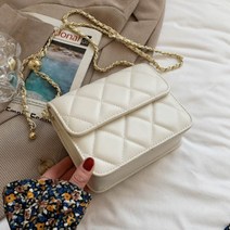 우아글로벌 체인 퀼팅 미니백 크로스백 여성미니백