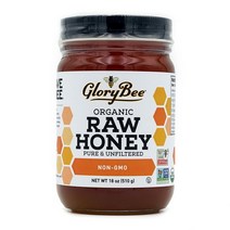 Glory Bee 로우 허니 퓨어 & 언필터드 510 g, 1개