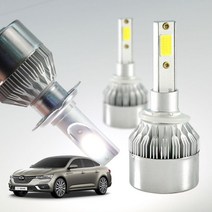 SM6 1200루멘 SB 더밝게 28W LED 안개등/전조등 led바 야간조명 QM3 서치라이트, 9006 2개 1세트
