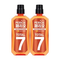 페리오 토탈 7 가글 마일드 시트러스, 760ml, 2개
