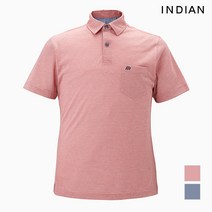 인디안 INDIAN 잔스트라이프 카라티셔츠__MITASWM2301