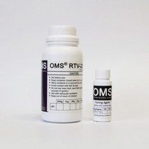 OMS실리콘 축합형500g+경화제포함 - 몰드용 액상실리콘, oms2310(경도10), 무색(투명)