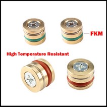 플로팅 조인트6mm 10mm OD 빨간색 녹색 불소 FKM 링 씰 플라스틱 몰드 워터 러너 나사없는 스톱 콕 엔드 캡, 02 green_06 3 Pieces 8mm  OD