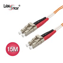 LANstar 광케이블 멀티모드 LC-LC, 1개, 15m