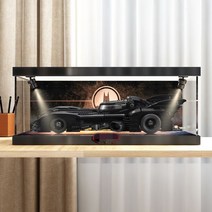 레고 76139 배트맨 배트모빌 V1989 전용 아크릴 케이스 진열장 전시 박스 보관함 디스플레이, LED 조명 전시장 고급형