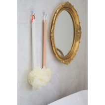 [다행의살림] 샤워볼 있는 바디 브러시, 기본솔(블루)