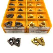 MMT 11ER 16ER 22ER AG60 VP15TF 나사 선삭 공구 초경 인서트 강재 가공 CNC 금속 선반 절삭, [03] 16ER AG60, [02] UE6020