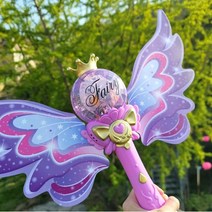 요술봉 나비 자동 버블건 비눗방울, 색상랜덤