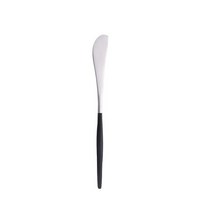 숟가락 젓가락 세트 블랙 은 제품 포크 나이프 황금 칼 사막 스푼 금속 샐러드 주방 용품, [11] 1pc butter knife