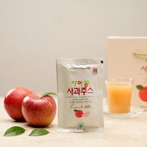 산지직송 국내산 100% 리얼 장수 NFC 착즙 사과주스 110ml 100포