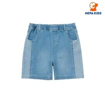 [네파키즈/택가69 000] KID1703 하프 데님팬츠 본사직영