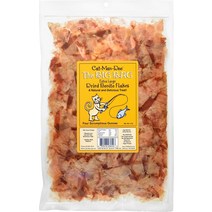Cat-Man-Doo 초대형 말린 가다랭이 조각 고양이 강아지 간식, 0.5-oz bag