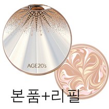 에이지투웨니스 에센스 커버팩트 HG 3세대 시즌5 오로라 골드 팩트 (홈쇼핑방송제품), 21호 골드 +리필1