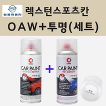 쌍용 렉스턴스포츠칸 OAW 마룬브라운 주문 스프레이 페인트 + 투명스프레이