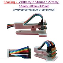 공심코일 PCB 테스트 스탠드 버닝 클립 클램프 핀 고정 장치 디버그 다운로드 프로그램 A, 129.12P - 3.00mm Single Row