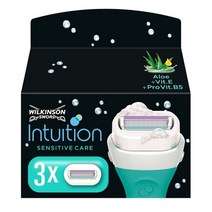 Wilkinson Sword 윌킨슨 소드 인투이션 센시티브 여성용 리필 면도날 3개입