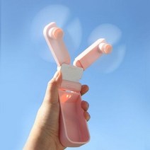 폴딩 듀얼팬 핸디 휴대용 마스코타 미니 손 선풍기 슬림형 가성비 여름 필수템 캠핑 야외용 싸구려, 민트