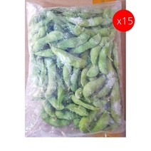 [더착한푸드]자숙콩(냉동 450g) 15개 식자재마트 대용량 업소용 자숙대두콩 냉동야채 냉동콩