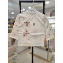 아가방[동아쇼핑점] 가을겨울신생아출산준비물!! 40%할인 #신생아 남자아기 무형광 배내저고리 # 빨리 준비하세요~소매끝 손싸개 /부드러운촉감과광택의 수피마면 베베수피마배내저고리