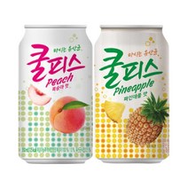 쿨피스 350ml 복숭아 12개 + 파인12개 / 총 24개