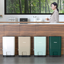 쓰레기통 휴지통 집들이 기저귀 애완용품 예쁜인테리어 집뜰이 신혼부부 선물 자취 이지캔 배변 똥기저귀 선물용품 신혼선물 부모님선물 엄마선물, 이지캔(민트)-리필1롤