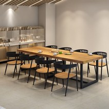 우드슬랩 테이블 원목식탁 스타벅스테이블 우드슬랩상판 통원목 6인용 8인용, 160X70X77 두께 7.2CM