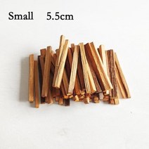 F 100 천연 샌들 우드 스틱 향 야생 수확 나무 향 정화 클렌징 치유 향 번들 룸 향수, Small 5.5cm+100g