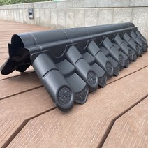 PVC 플라스틱 양면 기와 타일 담장 지붕 옛날 기왓장, F