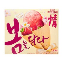 오리온 초코파이정 봄 담은 딸기 408g 과자, 단품