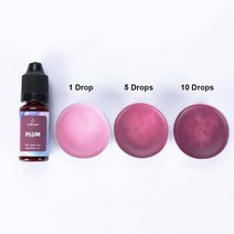 비누만들기 비누키트재미를 위한 10ML 수지 안료 양초 비누 DIY UV 에폭시 금형 쥬얼리 제작 용품 공예품, 14 Plum Purple