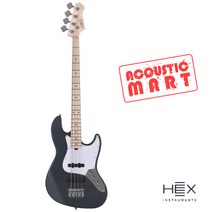 헥스 베이스 기타 B100M S/SG 입문용 재즈베이스 블랙 색상