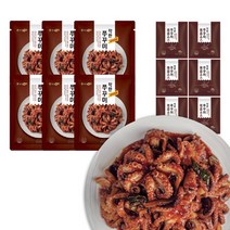 착한쭈꾸미 6팩세트(손질쭈꾸미 140g 6팩+ 비법소스 50g 6팩), 상세 설명 참조