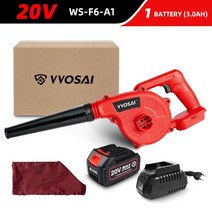 [해외] VVOSAI-20V 무선 나뭇잎 송풍 송풍기 직구, 3.WS-F6-A1 - EU