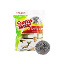3M강력철수세미45g(5개입)/3M정품/쇠수세미/3M수세미, 5개, 5개