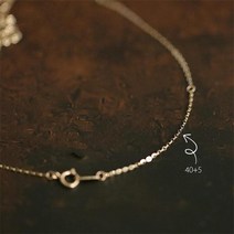 순금목걸이줄 체인 민줄 스네이크 뱀줄 GOLDtutu 정품 14k 솔리드 골드 목걸이 체인 최소한의 간단한 스타