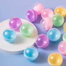 반투명 빈 원형 추첨 볼 뽑기 캡슐 통 75mm DD-11999, 단품, 단품